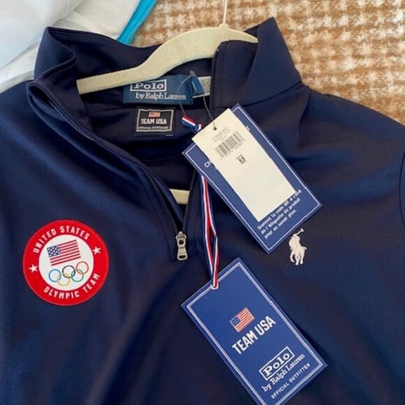 Ralph Lauren Team USA Olympic Half  -Zip - Picture 1 of 2